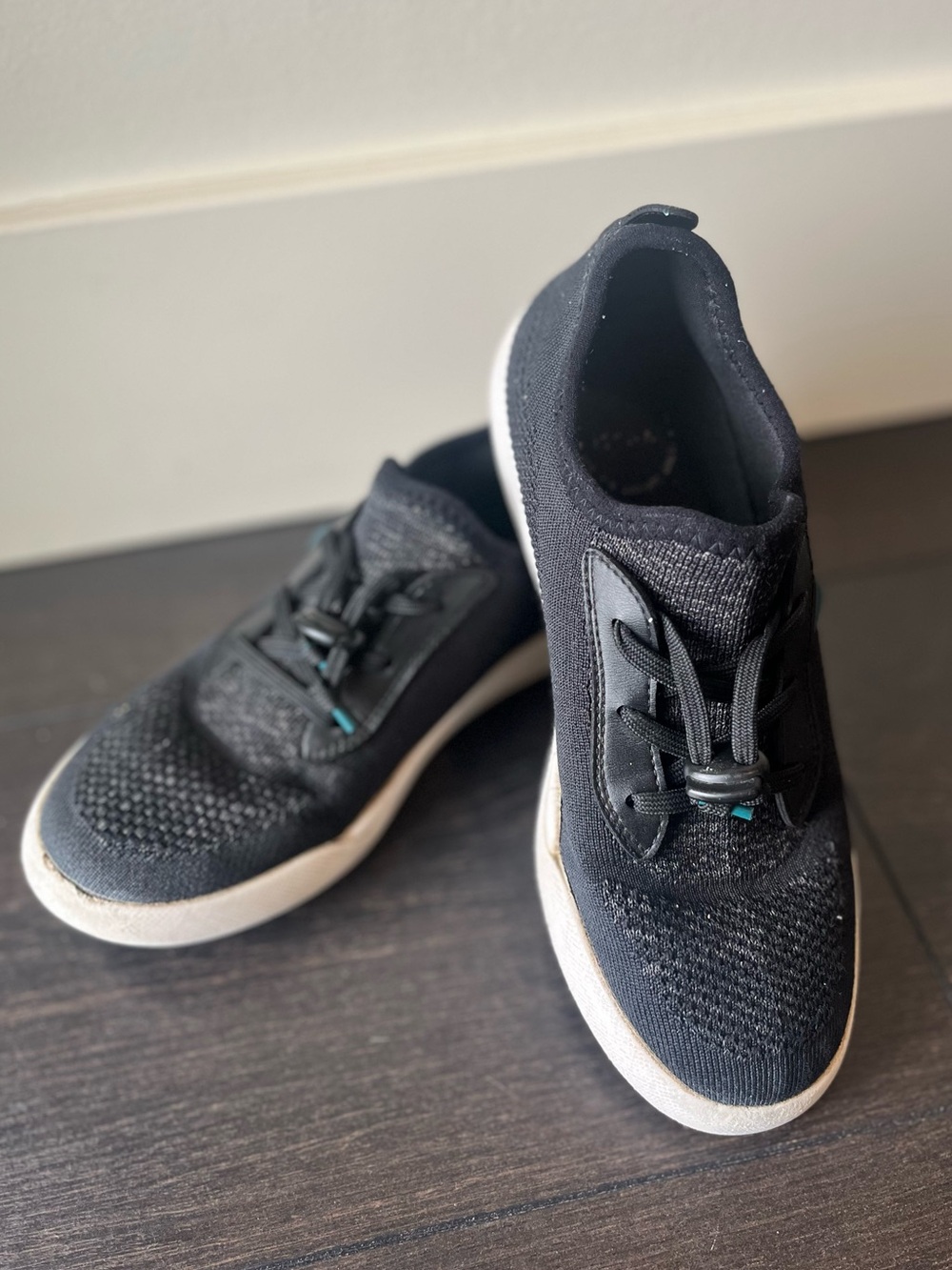 Kids Black Waterproof Vessi Slip-On Sneakers